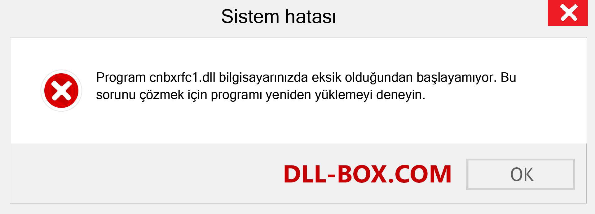 cnbxrfc1.dll dosyası eksik mi? Windows 7, 8, 10 için İndirin - Windows'ta cnbxrfc1 dll Eksik Hatasını Düzeltin, fotoğraflar, resimler